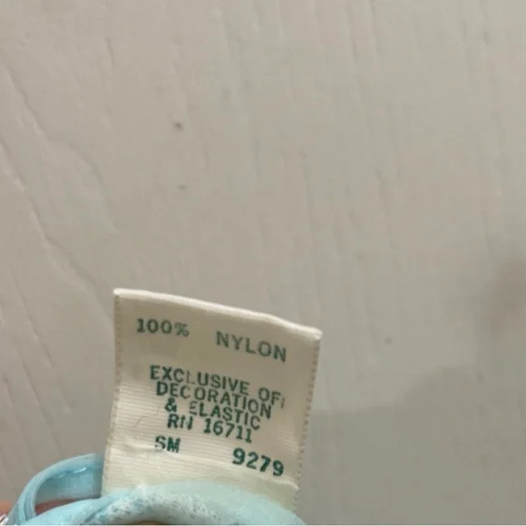 Vintage 60s short n Sweet 2 pc. Over Robe and bralette Rare sheer lace ties S/M